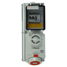 Switched Interlocked RCD Protected Socket 16A 400V 4P IP67 A Type Switched Interlocked RCD Protected Socket 16A 400V 4P IP67 A Type