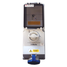 Switched Interlocked RCD Protected Socket 63A 230V 3P IP44 A Type