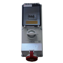 Switched Interlocked RCD Protected Socket 63A 400V 4P IP44 A Type Switched Interlocked RCD Protected Socket 63A 400V 4P IP44 A Type