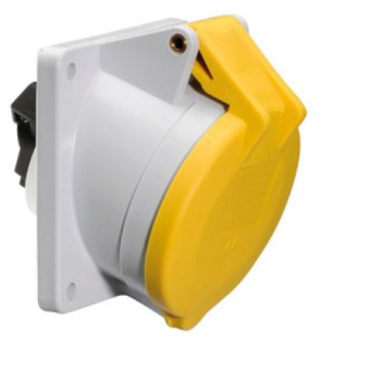 16A 110V 3P P/SKT IP44 ANG 85X85 FLANGE 70X70 FIXING 16A 110V 3P P/SKT IP44 ANG 85X85 FLANGE 70X70 FIXING