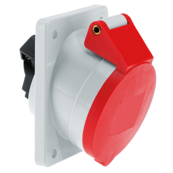 Panel Mounting Socket 32A 400V 5P IP44 Panel Mounting Socket 32A 400V 5P IP44