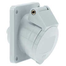 Direct Current Panel Mounting Socket Outlet 32A >50-250V 3P IP44 Direct Current Panel Mounting Socket Outlet 32A >50-250V 3P IP44