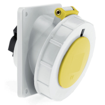 Panel Mounting Socket 16A 110V 3P IP67 Panel Mounting Socket 16A 110V 3P IP67