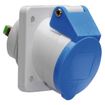 Panel Mounting Socket 16A 230V 3P IP44 Panel Mounting Socket 16A 230V 3P IP44