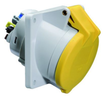 16A 110V 3P P/SKT IP44 ANG Q/C 85X85 FLANGE 70X70 FIXING 16A 110V 3P P/SKT IP44 ANG Q/C 85X85 FLANGE 70X70 FIXING