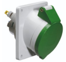 Panel Mounting Socket 16A >50V 3P IP44 Panel Mounting Socket 16A >50V 3P IP44