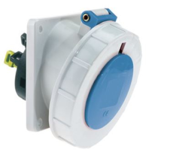 Panel Mounting Socket 16A 230V 3P IP67 Panel Mounting Socket 16A 230V 3P IP67