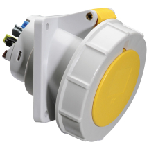 Panel Mounting Socket 16A 110V 4P IP67 Panel Mounting Socket 16A 110V 4P IP67