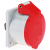 Panel Mounting Socket 16A 400V 4P IP44 Panel Mounting Socket 16A 400V 4P IP44