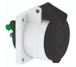 IP44 & IP67 panel mounting socket outlets (straight) -16A 690V 4P IP44 ...