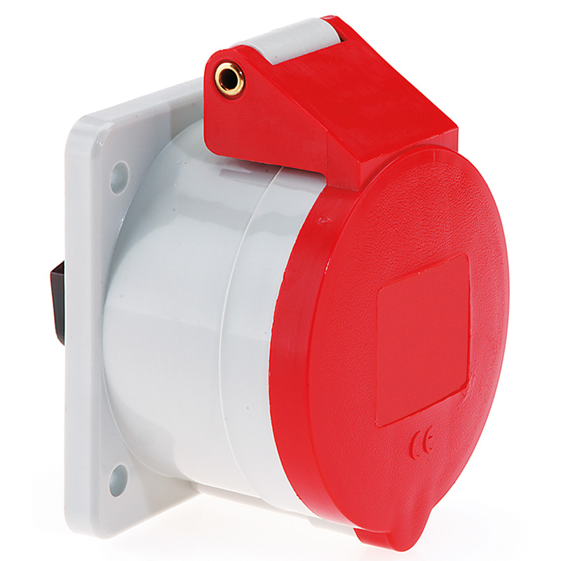 IP44 & IP67 panel mounting socket outlets (straight) -16A 400V 5P IP44 ...
