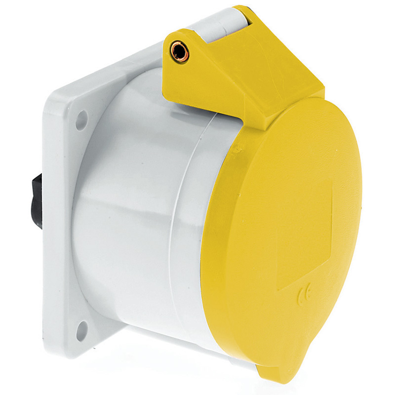 IP44 & IP67 panel mounting socket outlets (straight) -16A 110V 4P IP44 ...