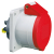 Panel Mounting Socket 16A 400V 4P IP44 Panel Mounting Socket 16A 400V 4P IP44