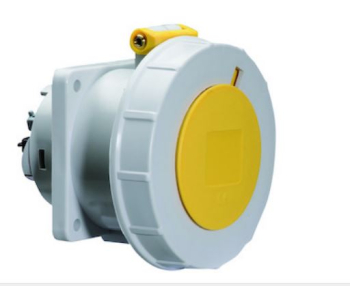 IP44 & IP67 panel mounting socket outlets (straight) -32A 110V 3P IP67 ...