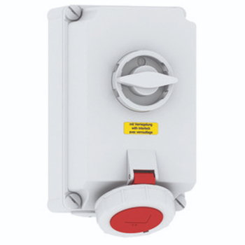 Switched interlocked sockets - IP44, IP55 & IP67 -32A 400V 7P IP67 ...
