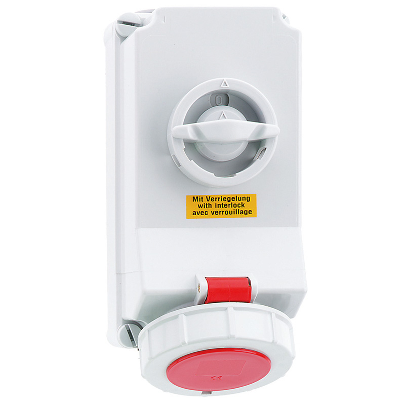 Switched interlocked sockets - IP44, IP55 & IP67 -32A 440V 4P IP67 ...