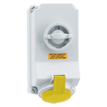 Switched Interlocked Socket 32A 110V 3P IP44 Switched Interlocked Socket 32A 110V 3P IP44