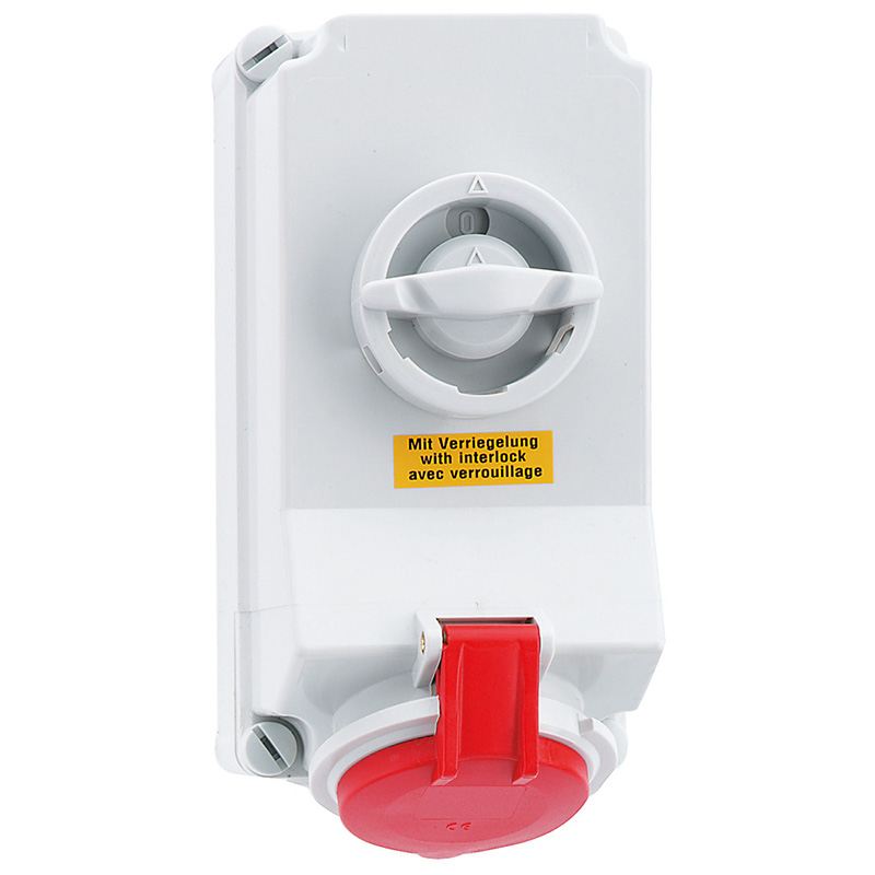 Switched interlocked sockets - IP44, IP55 & IP67 -16A 400V 7P IP44 ...