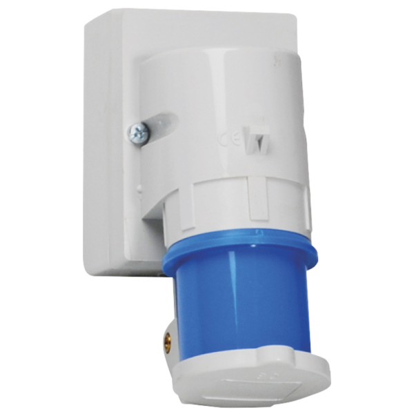 Appliance Inlet Socket IP44 & IP46 surface mounting appliance inlets -16A 230V 3P IP44 SURFACE ...