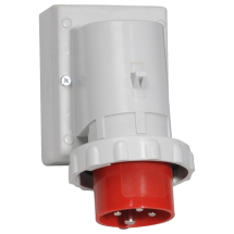 Surface Mounting Appliance Inlet 16A 400V 4P IP67