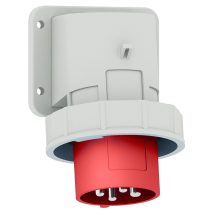 Panel Mounting Inlet 16A 400V 4P IP67