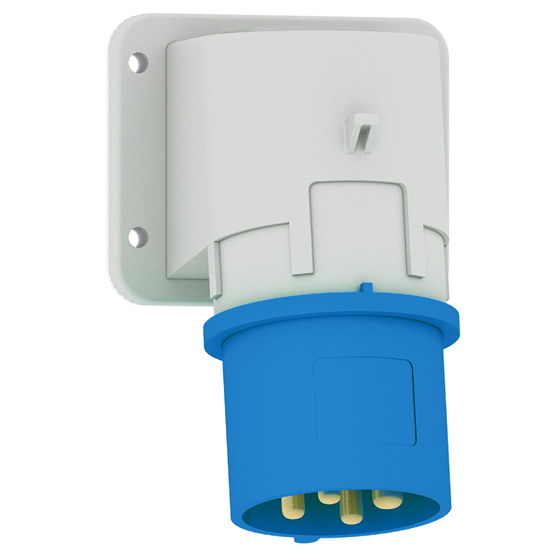 Appliance Inlet Socket IP44 & IP67 panel mounting appliance inlets -16A 230V 4P IP44 PANEL ...
