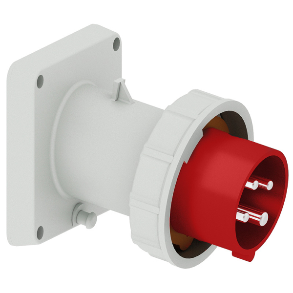Appliance Inlet Socket IP44 & IP67 panel mounting appliance inlets (angled) -16A 400V 4P IP67 ...