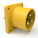 Panel Mounting Inlet 32A 110V 3P IP44 Panel Mounting Inlet 32A 110V 3P IP44