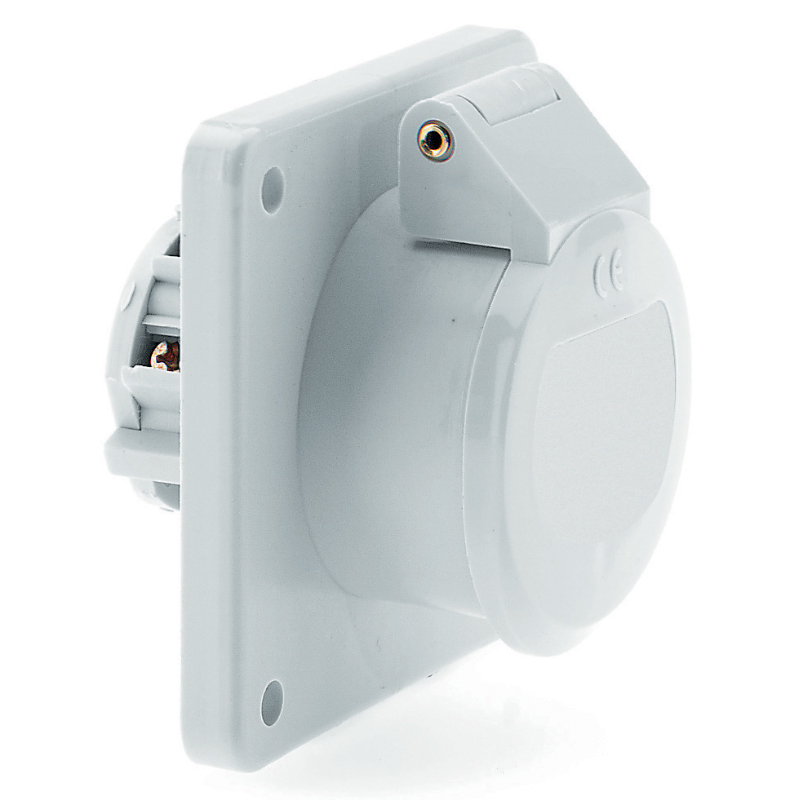 IP44 low voltage panel mounting socket outlets16A 42V 2P+E IP44 Low ...