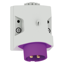 Surface Mounting Appliance Inlet 16A 24V 2P IP44