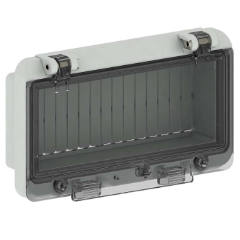 8 MOD Window Without Din Rail With Blanking Strip 8 MOD Window Without Din Rail With Blanking Strip