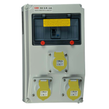 Surface Mounting RCD Protected Multi-Socket Outlet 32A 110V 3P IP44 A Type Surface Mounting RCD Protected Multi-Socket Outlet 32A 110V 3P IP44 A Type