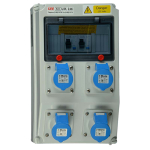 Surface Mounting RCD Protected Multi-Socket Outlet 16A 230V 3P IP44 A Type Surface Mounting RCD Protected Multi-Socket Outlet 16A 230V 3P IP44 A Type