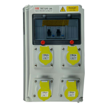 Surface Mounting RCD Protected Multi-Socket Outlet 32A 110V 3P IP44 A Type Surface Mounting RCD Protected Multi-Socket Outlet 32A 110V 3P IP44 A Type