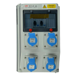 Surface Mounting RCD Protected Multi-Socket Outlet 32A 230V 3P IP44 A Type Surface Mounting RCD Protected Multi-Socket Outlet 32A 230V 3P IP44 A Type