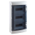 IP65 Distribution Box, 36 MOD, Grey Transparent Door, E+N Bars