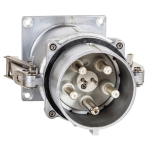 High-Current Panel Mounting Inlet 250A 400V 5P IP67 High-Current Panel Mounting Inlet 250A 400V 5P IP67