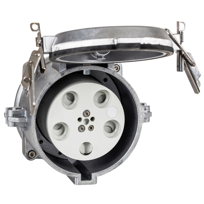 IP44 & IP67 panel mounting socket outlets (straight) -315A 230V 5P IP67 ...