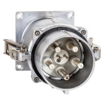 High-Current Panel Mounting Inlet 315A 400V 5P IP67 High-Current Panel Mounting Inlet 315A 400V 5P IP67